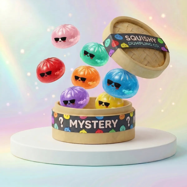 Cool mystery sunglasses dumpling squishy front view