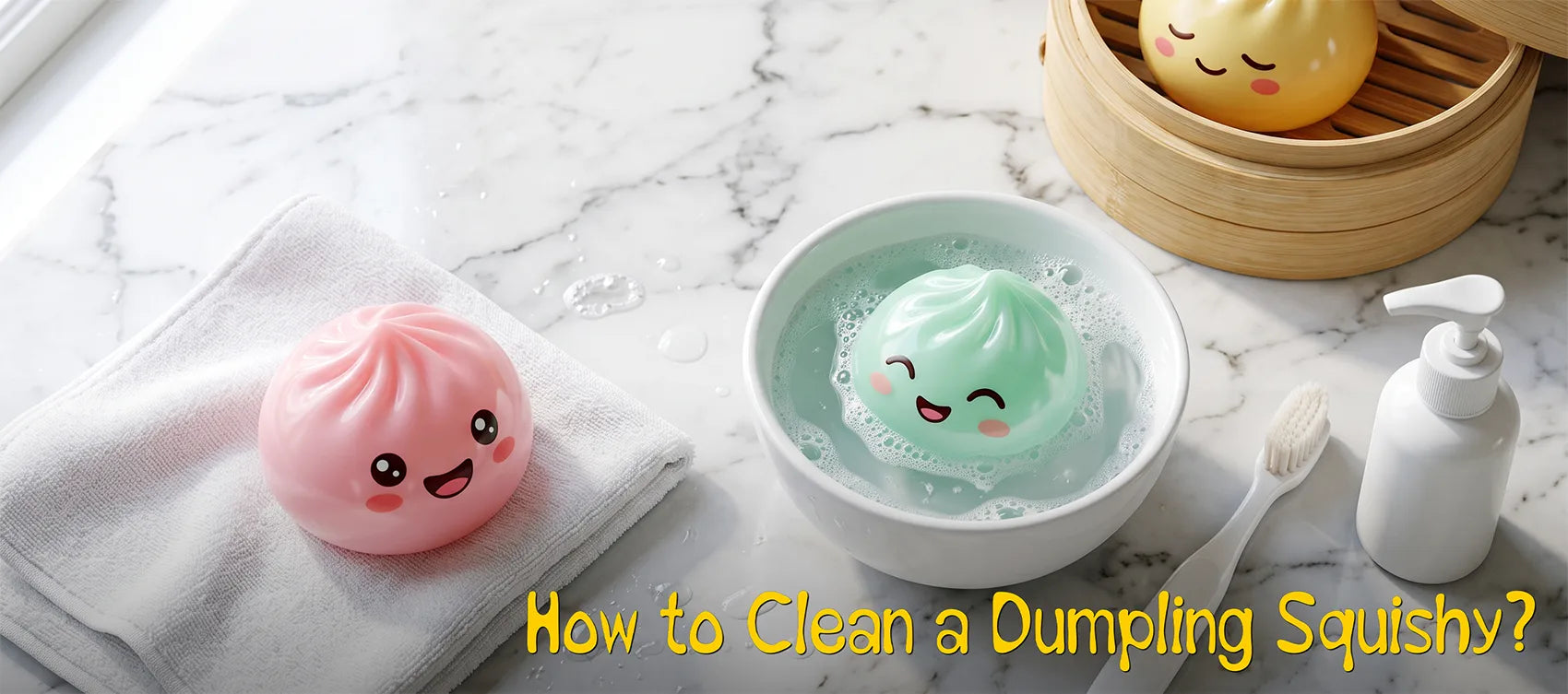 How to Clean a Dumpling Squishy (and Keep It Soft & Bouncy)