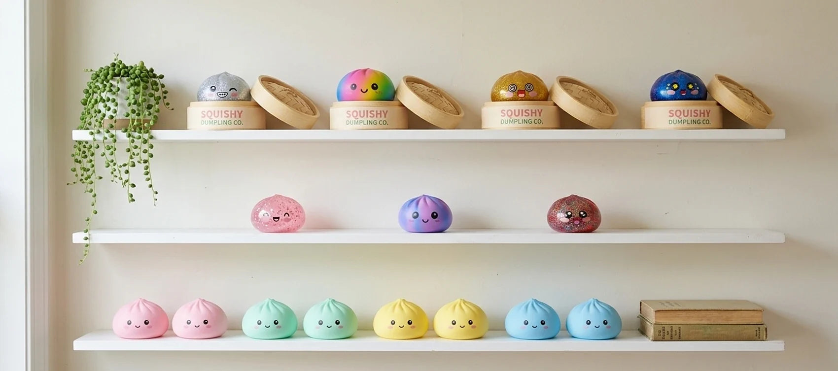 How to Display a Squishy Collection: Shelf & Desk Ideas – Squishy ...