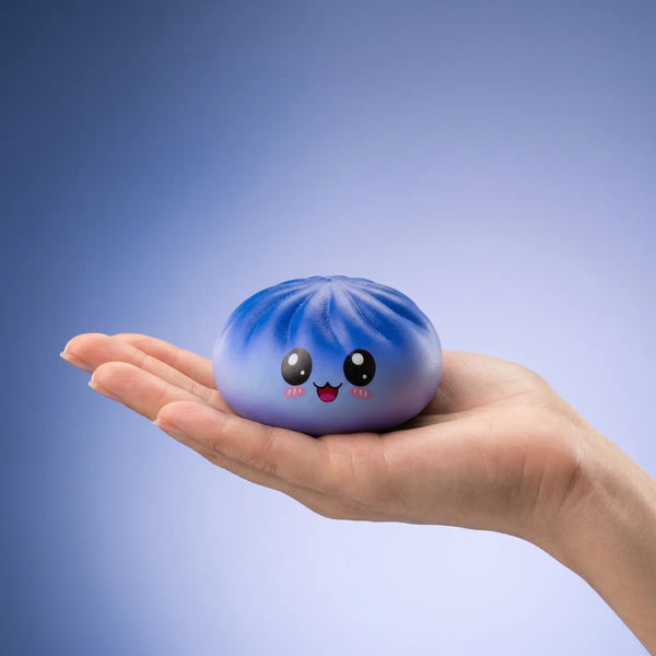 Charming mystery dumpling squishy held in hand