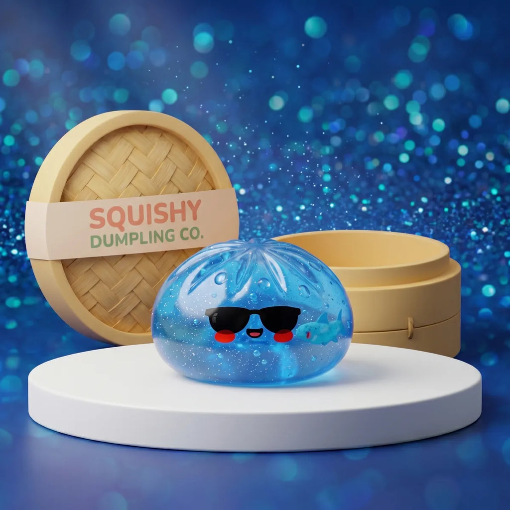 Chill sunglasses dumpling squishy front view
