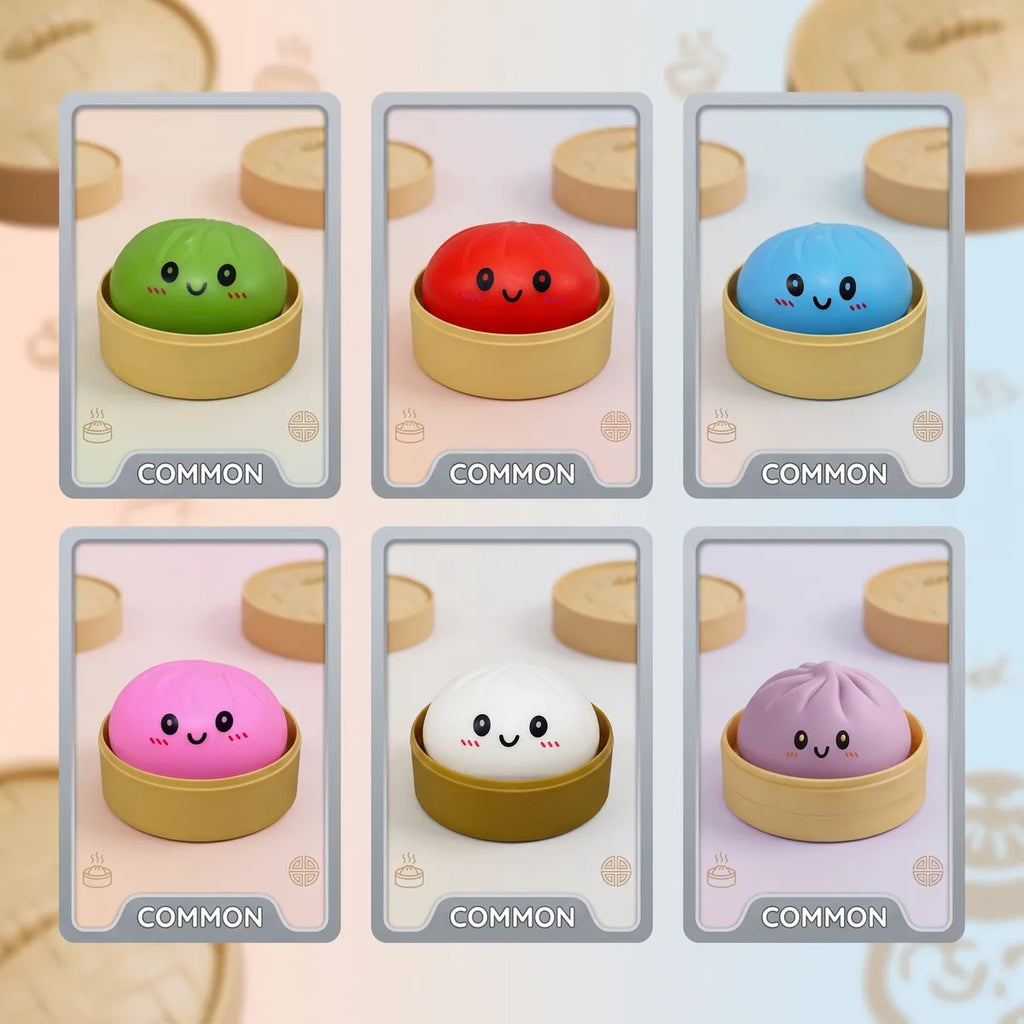 Dumpling squishy mystery box collectible variants and rarity chart