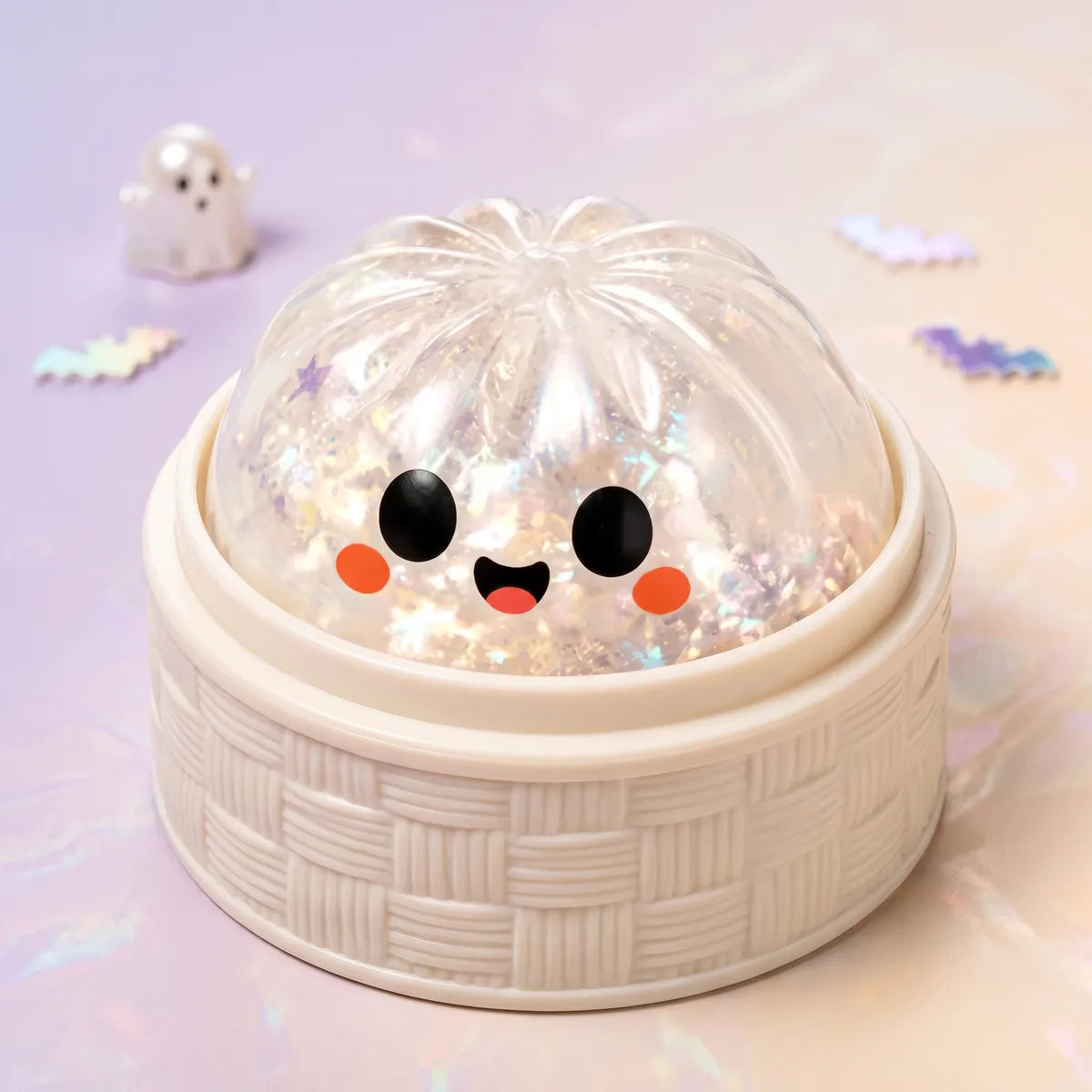 Glitter Ghost Halloween Dumpling Squishy Secondary image