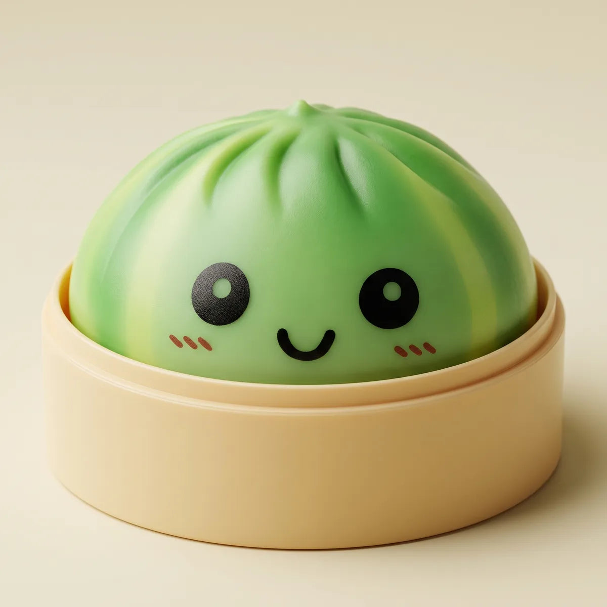 Swirl Green Tie Dye Dumpling Squishy Secondary image