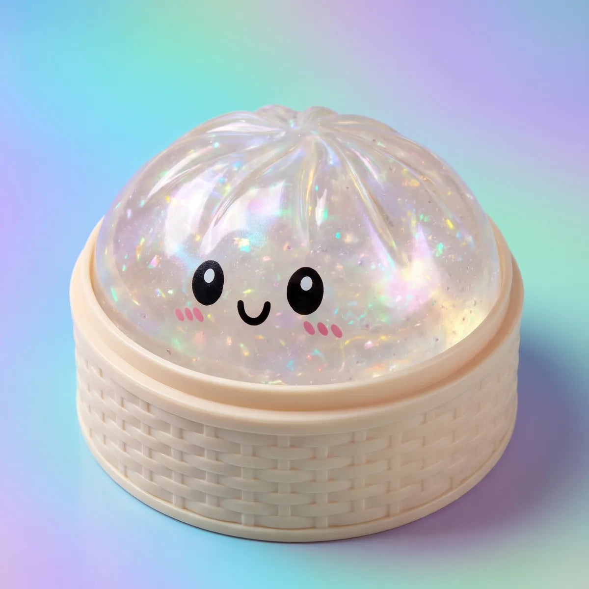 Iridescent Holographic Dumpling Squishy Secondary image