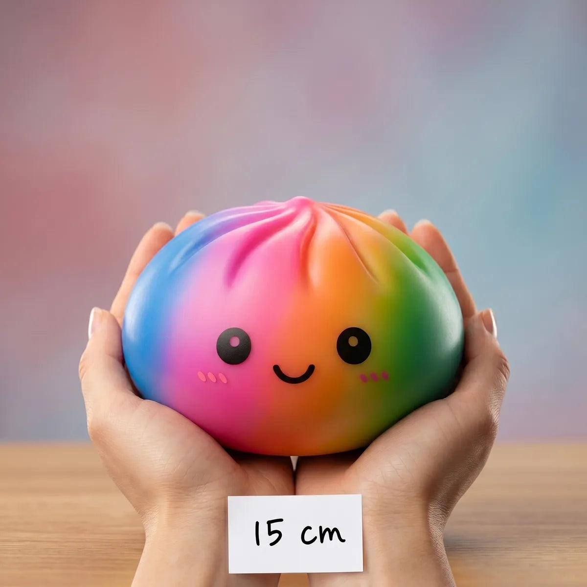 Colorful Large Rainbow Dumpling Squishy Secondary image