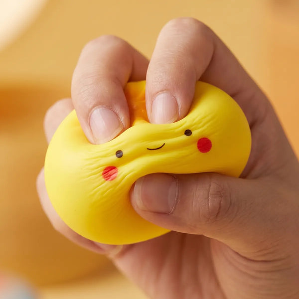 Mini dumpling squishy toy blind bag squishy being squeezed slow rising