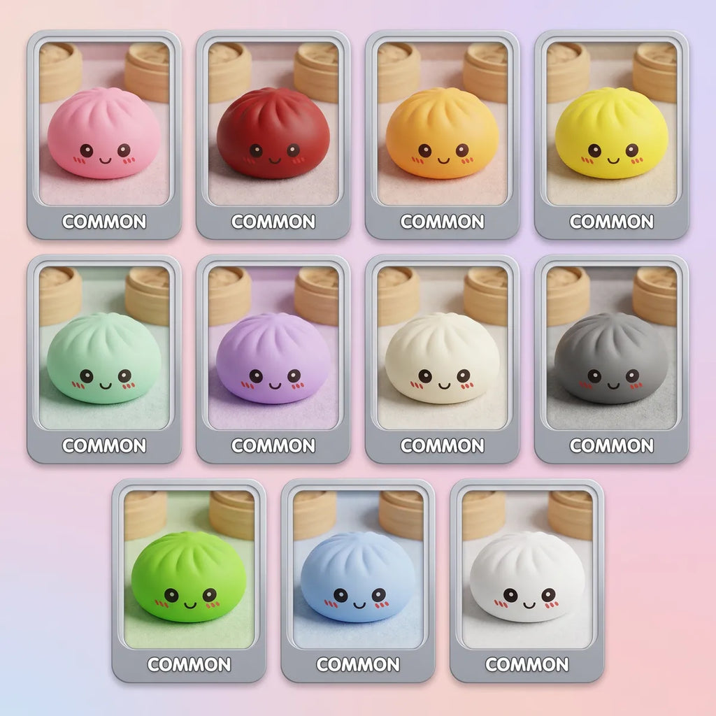 Mini mystery squishy dumplings collectible variants and rarity chart