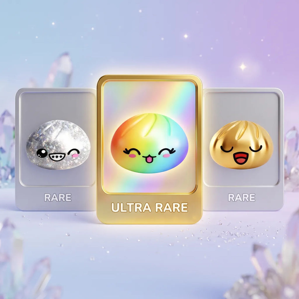 Mystery dumpling squishy rare collectible variants and rarity chart