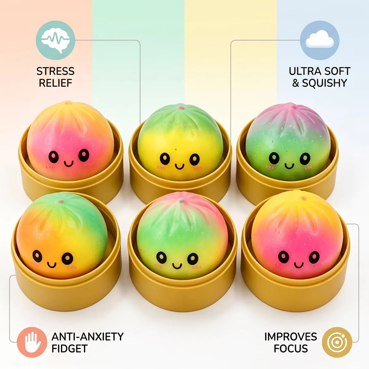 Fade dumpling squishy features and benefits overview