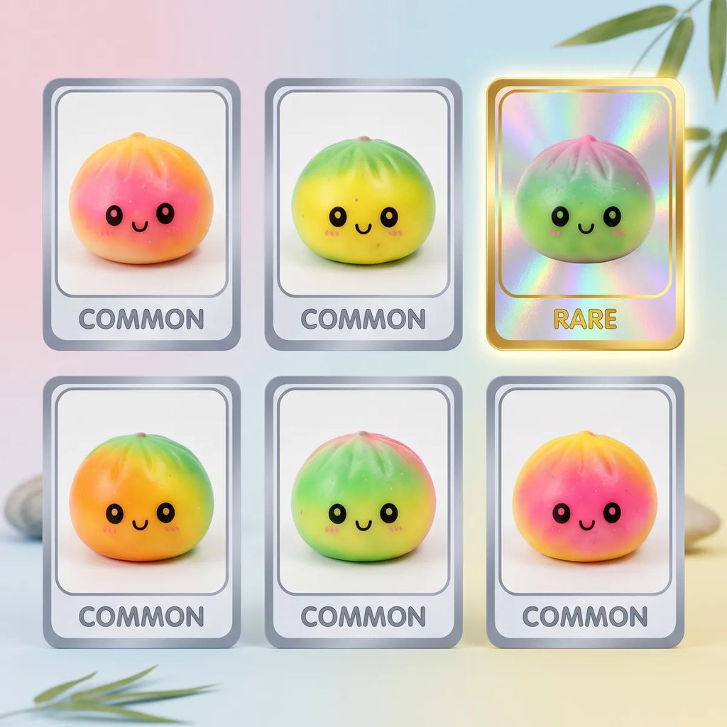 Fade dumpling squishy collectible variants and rarity chart