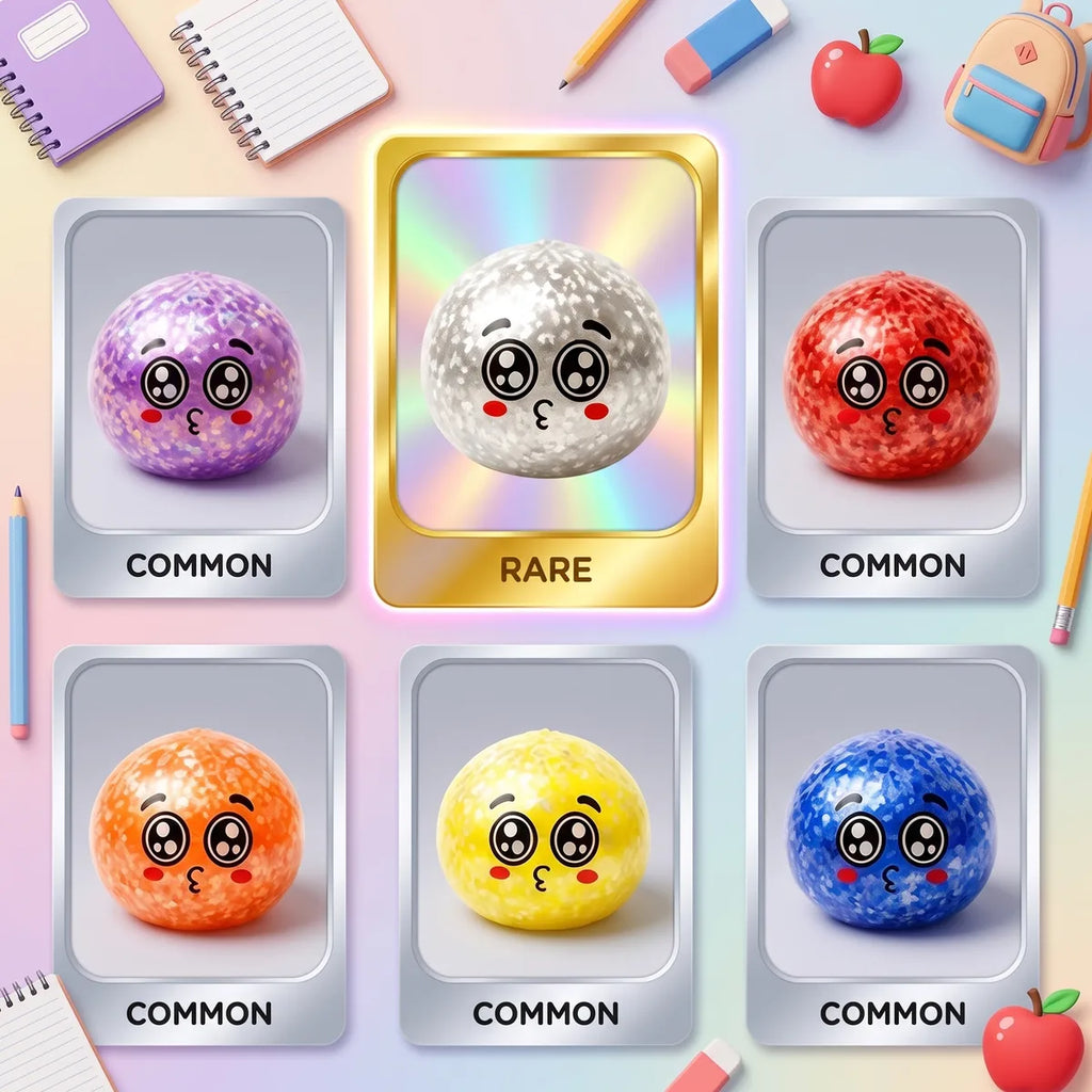Mystery puppy eyed dumpling squishy collectible variants and rarity chart with the rare silver design
