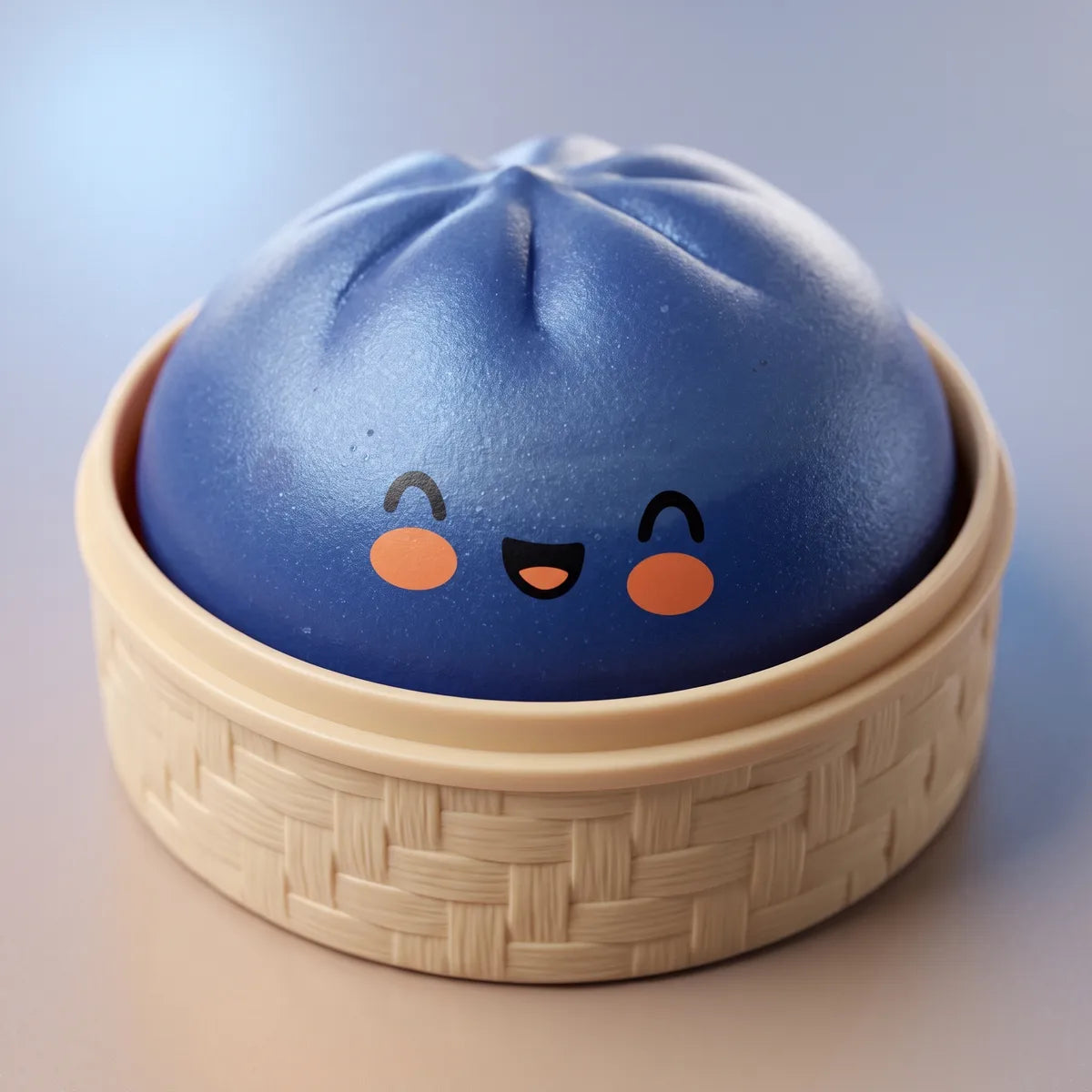 Midnight Navy Blue Dumpling Squishy Secondary image