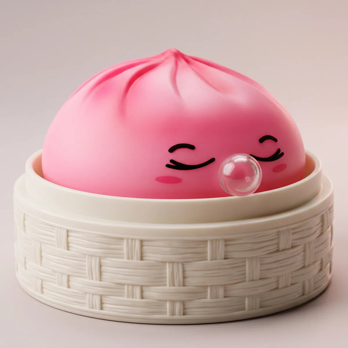 Blossom Pink Rare Blow Dumpling Squishy Secondary image