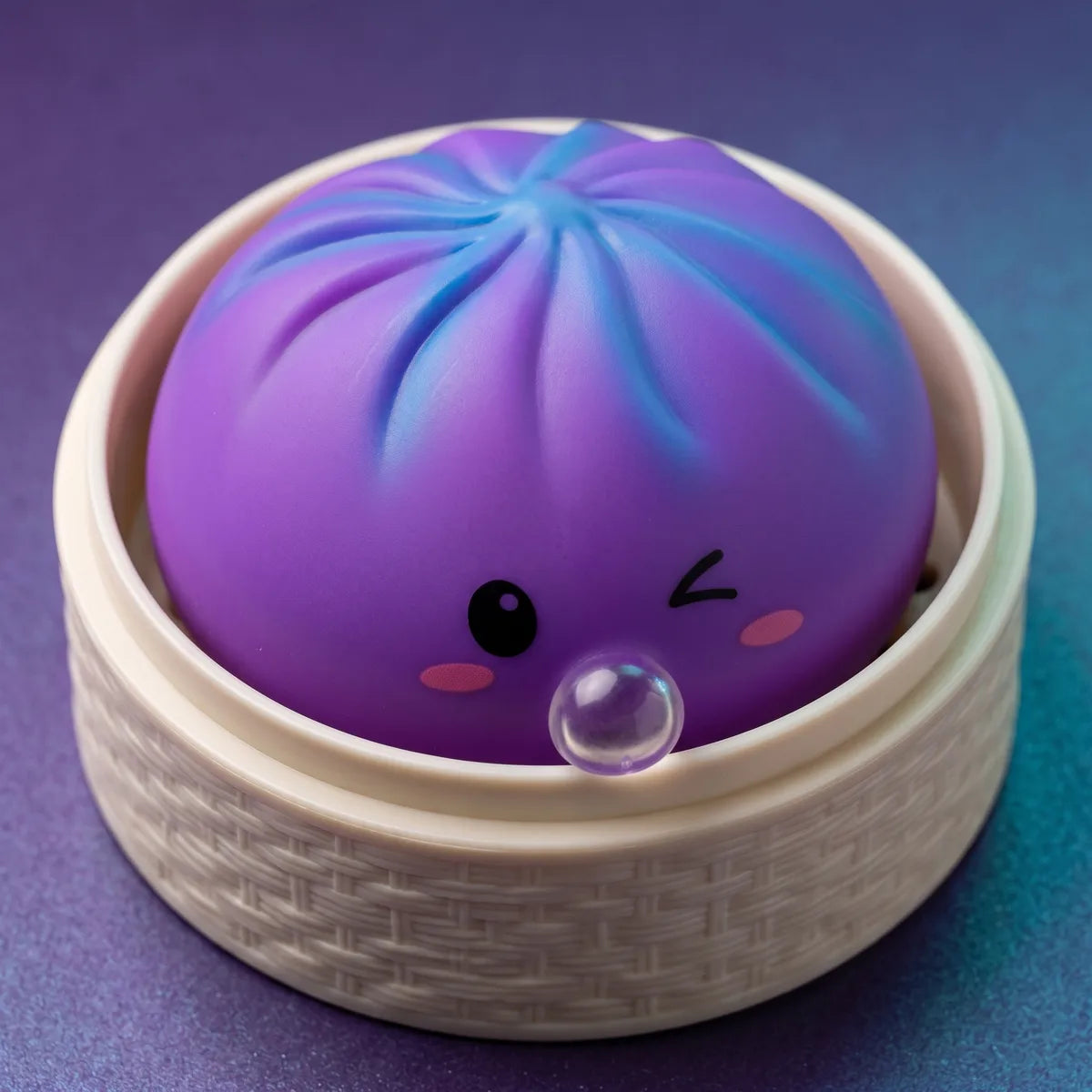 Cosmic Purple Rare Blow Dumpling Squishy Secondary image