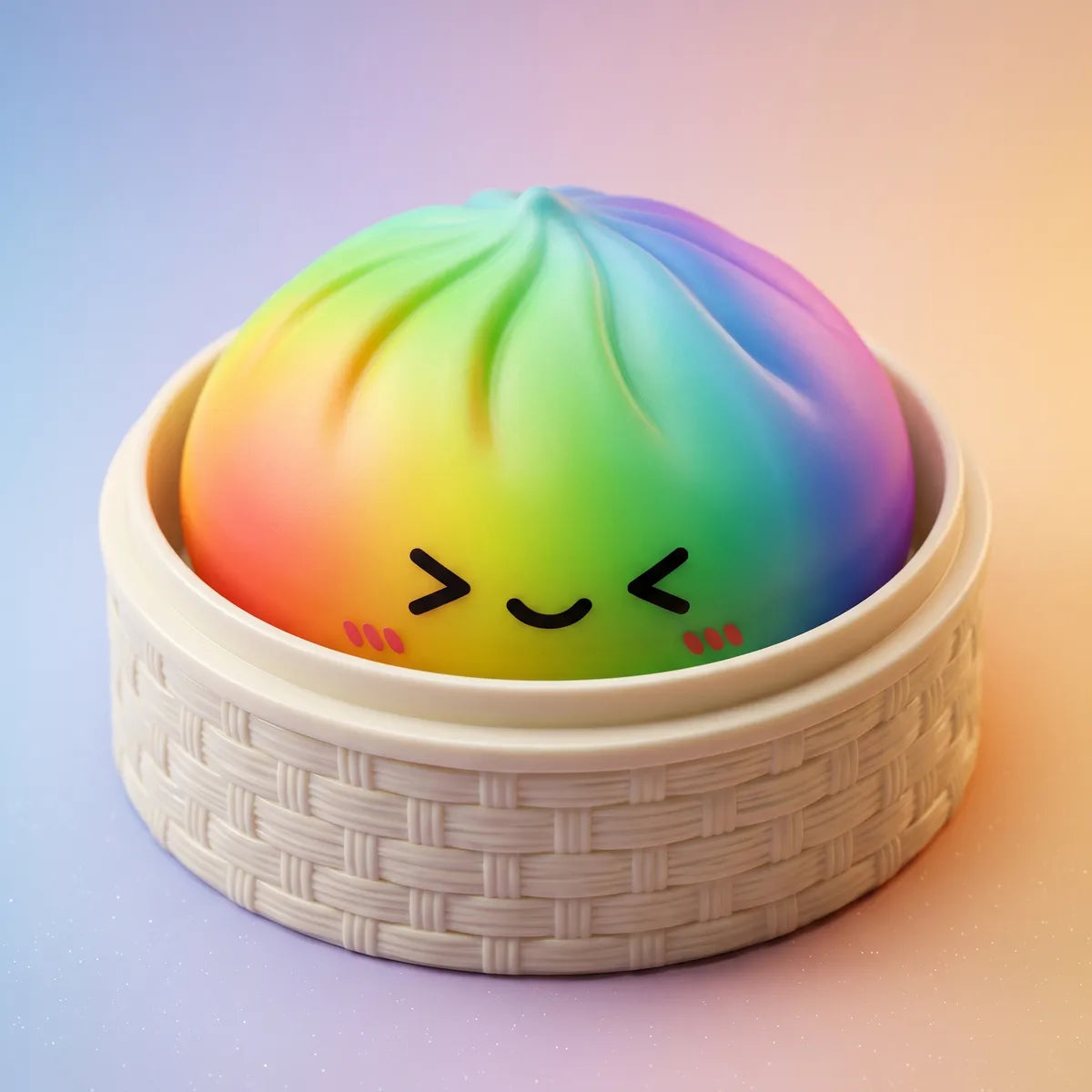 Prism Rainbow Color Dumpling Squishy Secondary image