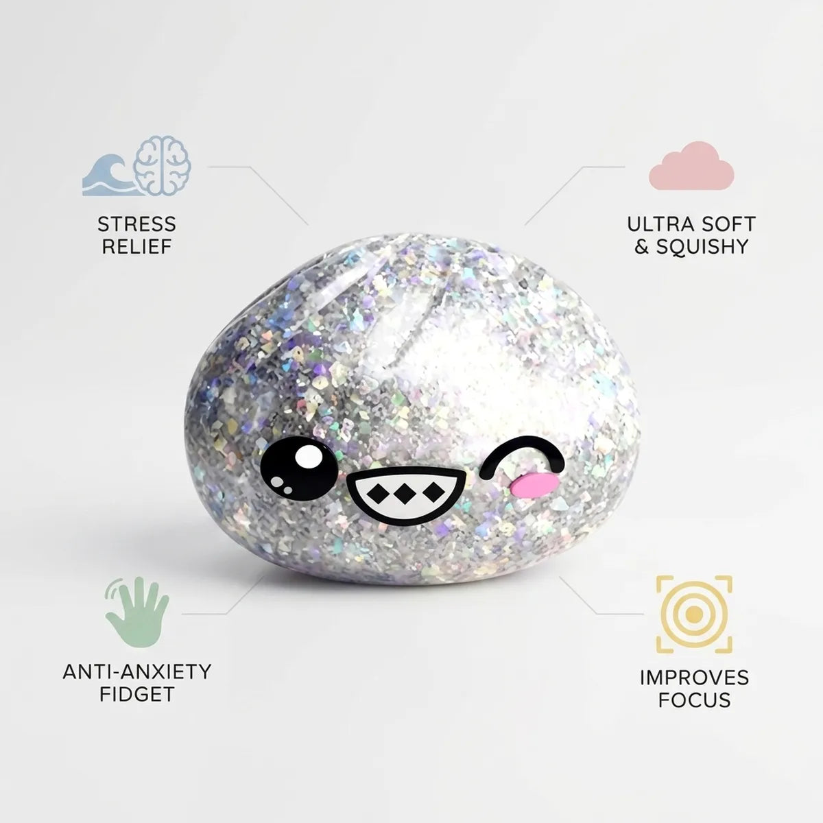 Rare silver dumpling squishy features and benefits
