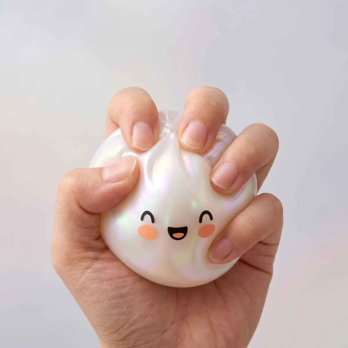 Dumpling Squishy Mystère – Boule Anti-stress 9×9 Cm En Forme De Ravioli – Avec Boîte Vapeur – Jouet Sensoriel – Cadeau Pâques – Pour Enfants Et Adultes
