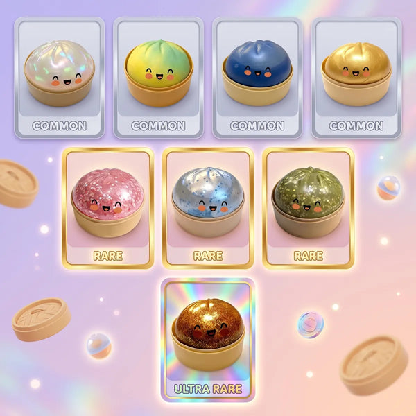 Squishy bun mystery dumpling collectible variants and rarity chart