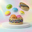 Trending viral mystery dumpling squishy front view