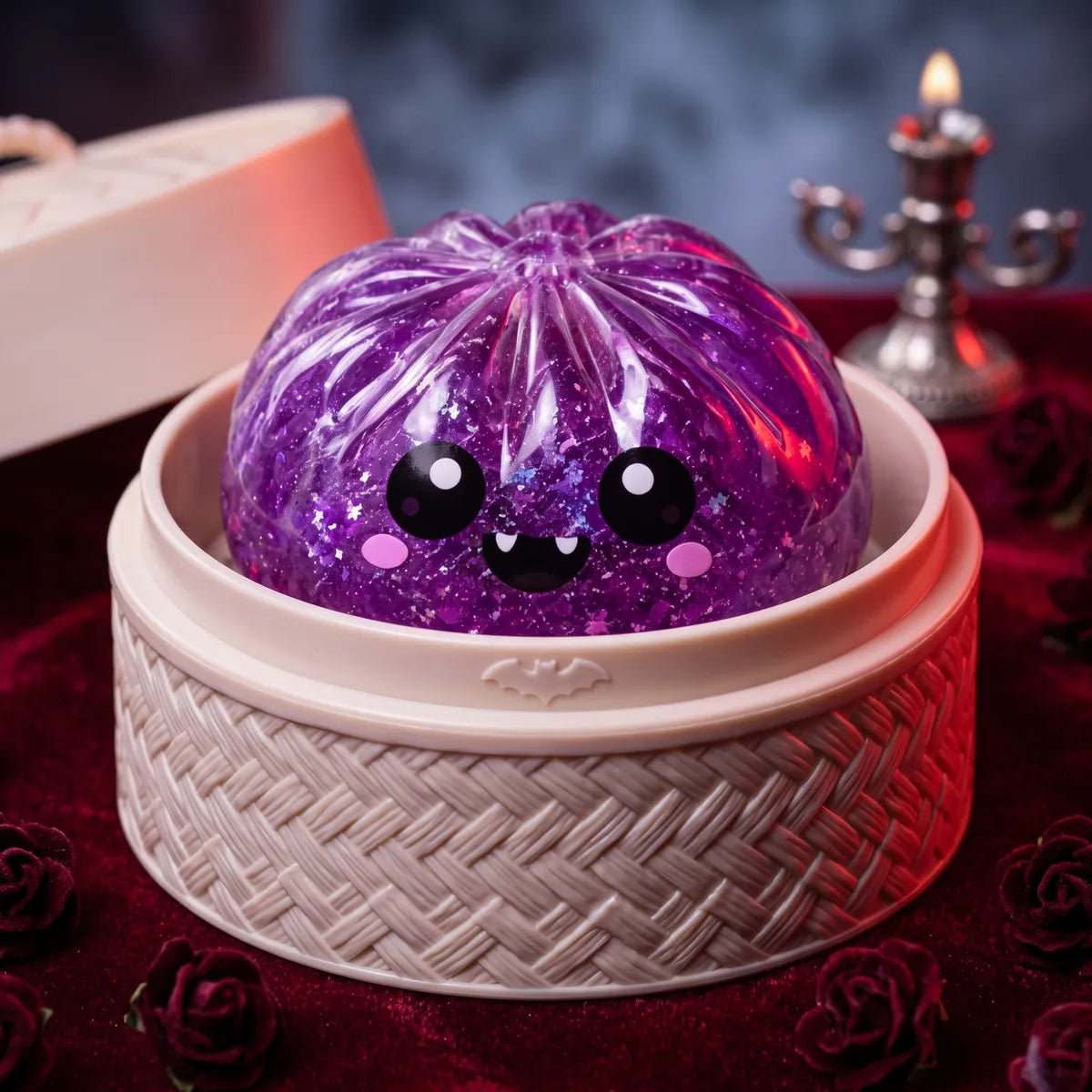 Fanged Vampire Halloween Dumpling Squishy Secondary image