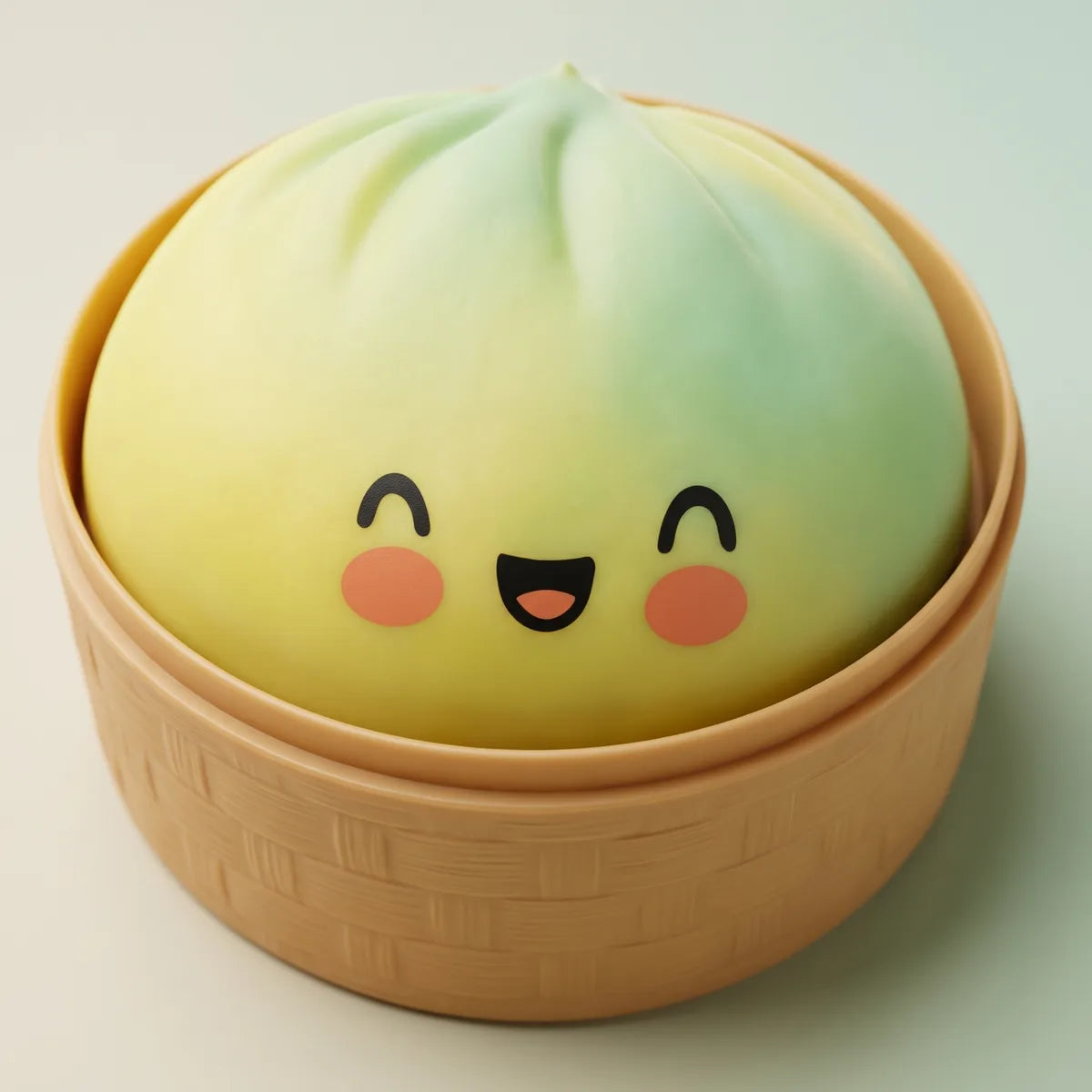 Sunset Yellow Fade Dumpling Squishy Secondary image