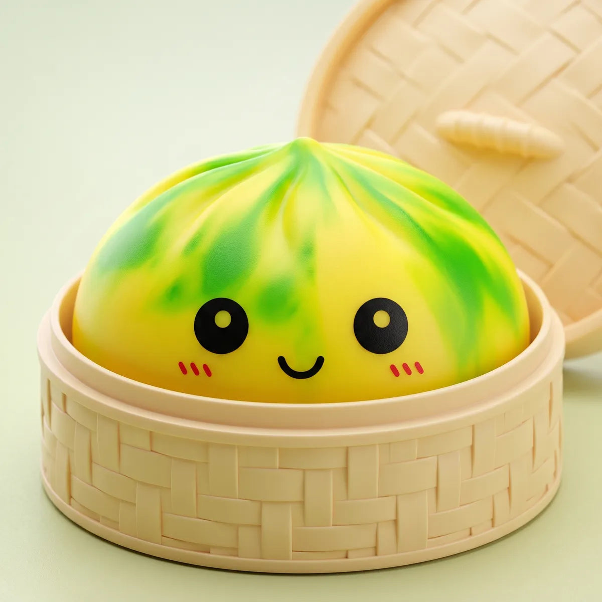 Zesty Yellow Tie Dye Dumpling Squishy Secondary image